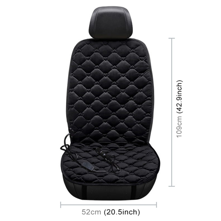 Car 12V Front Seat Heater Cushion Warmer Cover Winter Heated Warm, Single Seat, 12 V Single Seat (Black), 12V Single Seat (Coffee), 12V Single Seat (Beige), 12V Single Seat (Red)