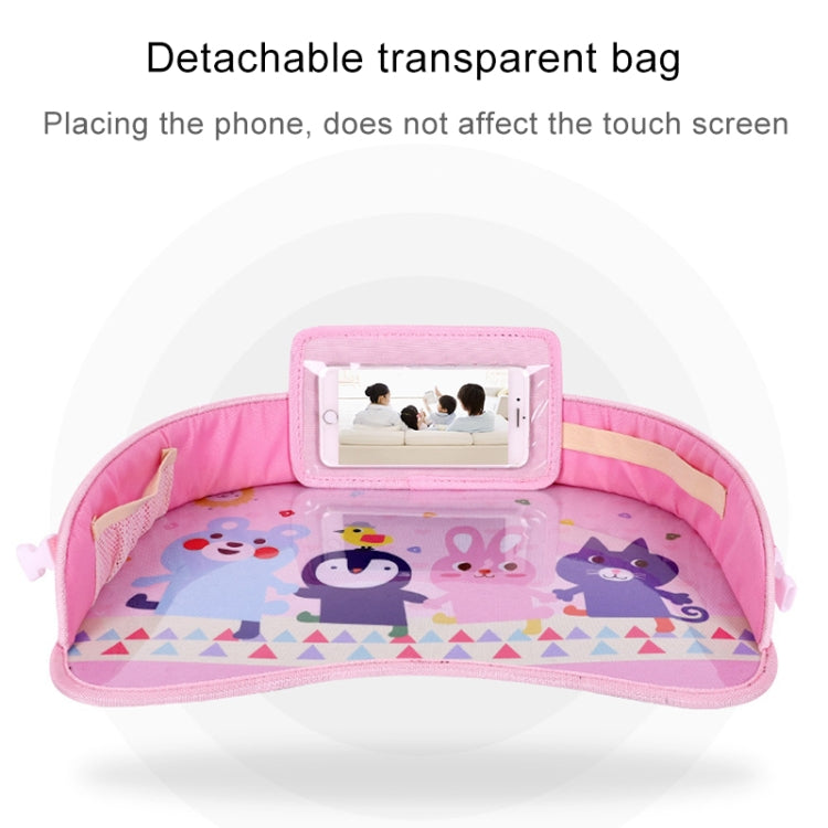 Children Waterproof Dining Table Toy Organizer Baby Safety Tray Tourist Painting Holder with Touch Screen Transparent Bag (Not Allowed to Peek), CRP0966A, CRP0966B, CRP0966C, CRP0966D, CRP0966E, CRP0966F, CRP0966G, CRP0966H, CRP0966J, CRP0966K