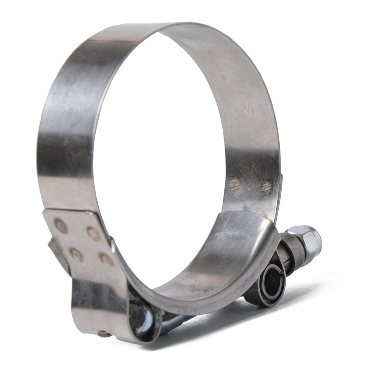 4 PCS Stainless Steel T-Bolt Hose Clamps Pipe Clip Fuel Line Clip, Size: 67-75mm, Size: 67-75mm