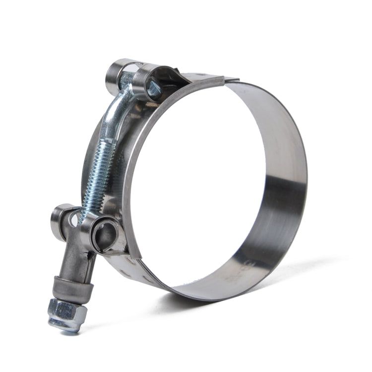 4 PCS Stainless Steel T-Bolt Hose Clamps Pipe Clip Fuel Line Clip, Size: 108-116mm, Size: 108-116mm