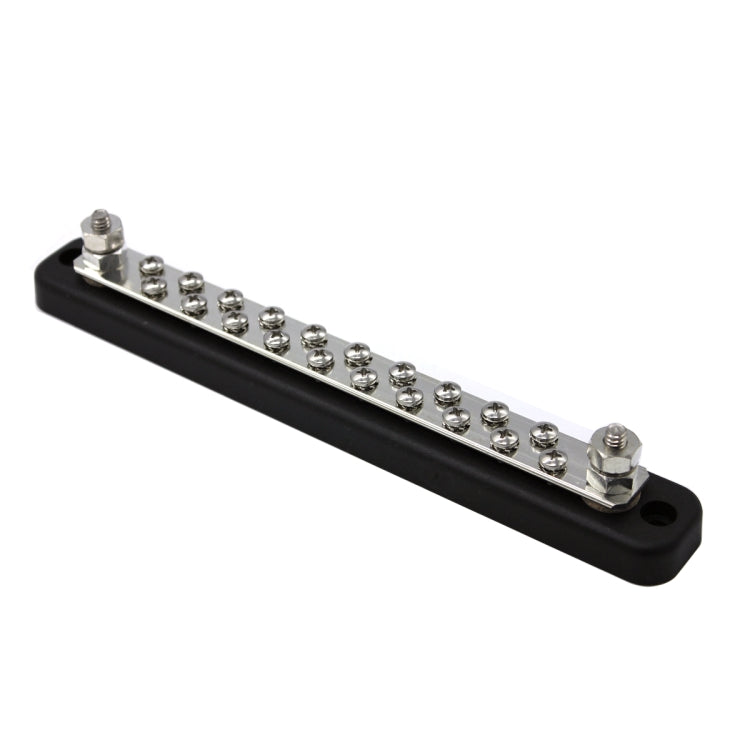 20 Way Power Distribution Bus Bar 20-bit Single Distribution Box for Car / RV / Boat, 20-bit
