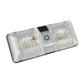 D4376D DC11-18V 6W 6000-6500K IP50 48LEDs SMD-5050 Marine RV Dimmable LED Dome Light Ceiling Lamp, with Touch Control, D4376D