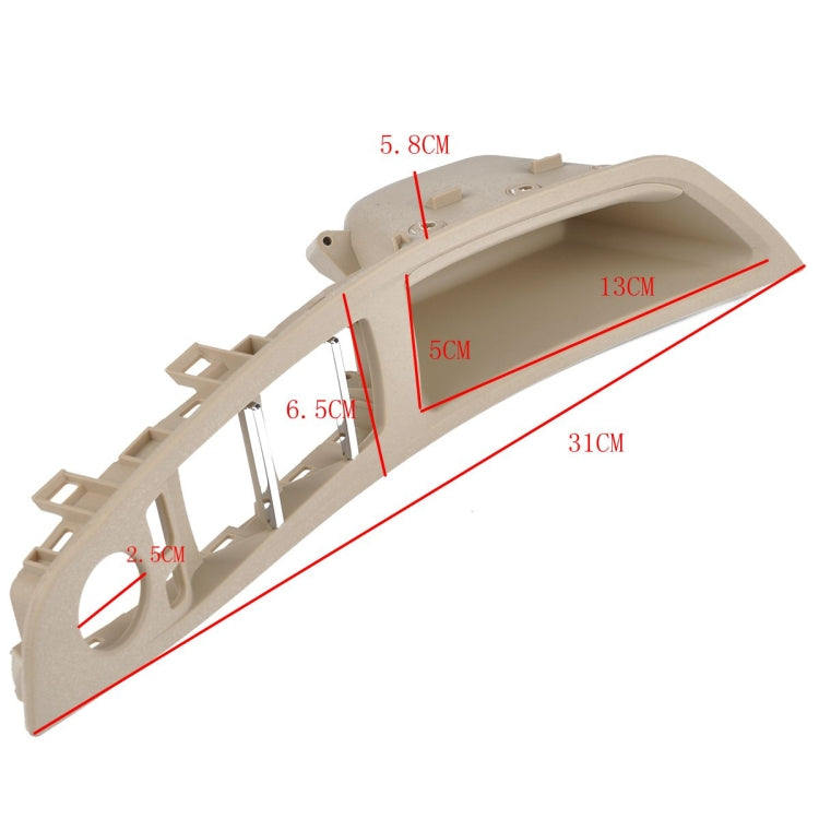 Door Left Front Handle Window Switch Panel 51417225875 for BMW 5 Series, For BMW 5 Series(Beige), For BMW 5 Series(Brown), For BMW 5 Series(Black)