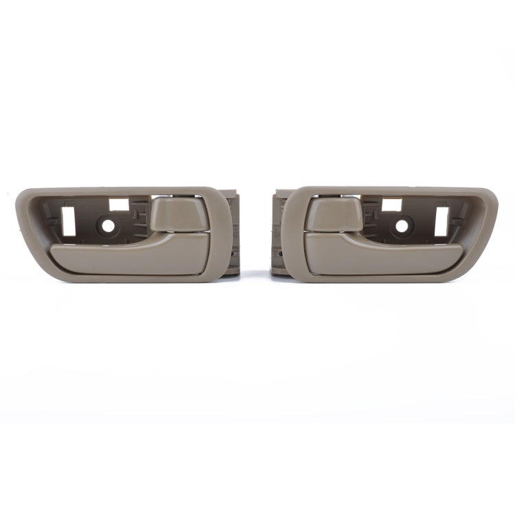 2 PCS Car Right Left Inner Door Handles 69205-33040RH / 69206-33040LH for Toyota Camry 2002-2006, For Toyota Camry 2002-2006 (Beige)