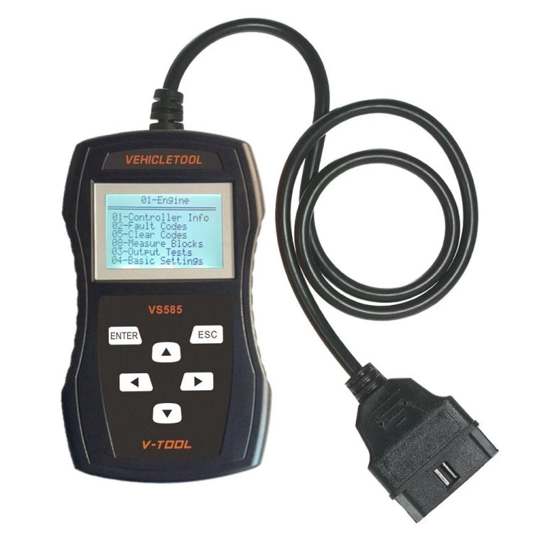 VS585 Car Mini Code Reader ODB2 Professional Fault Detector Diagnostic Tool, VS585