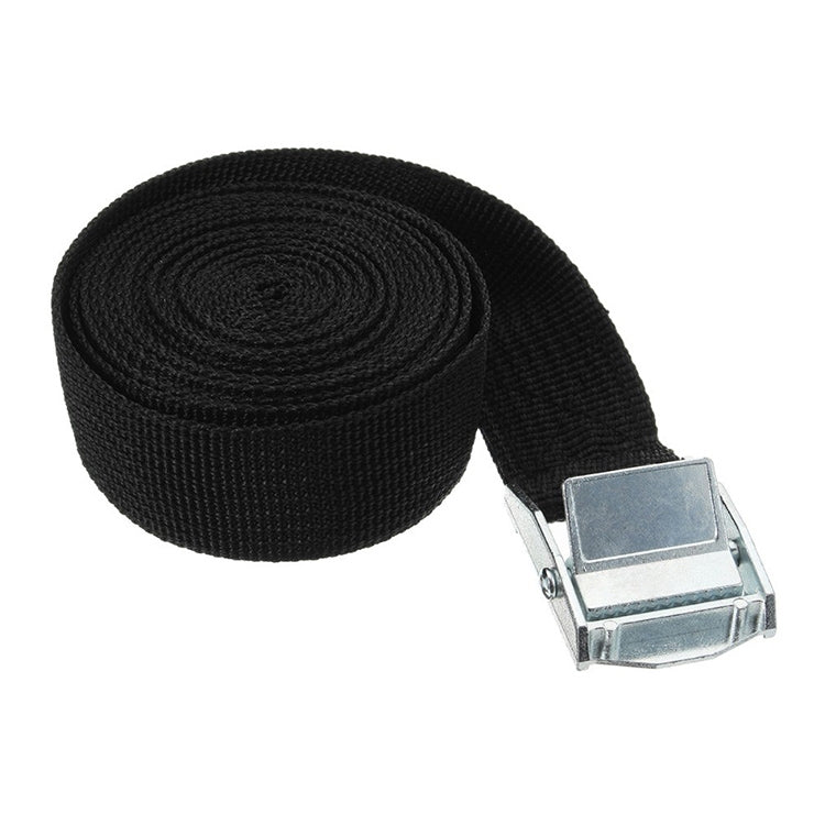 Car Tension Rope Luggage Strap Belt Auto Car Boat Fixed Strap with Alloy Buckle,Random Color Delivery, Size: 25mm x 4m, 4m