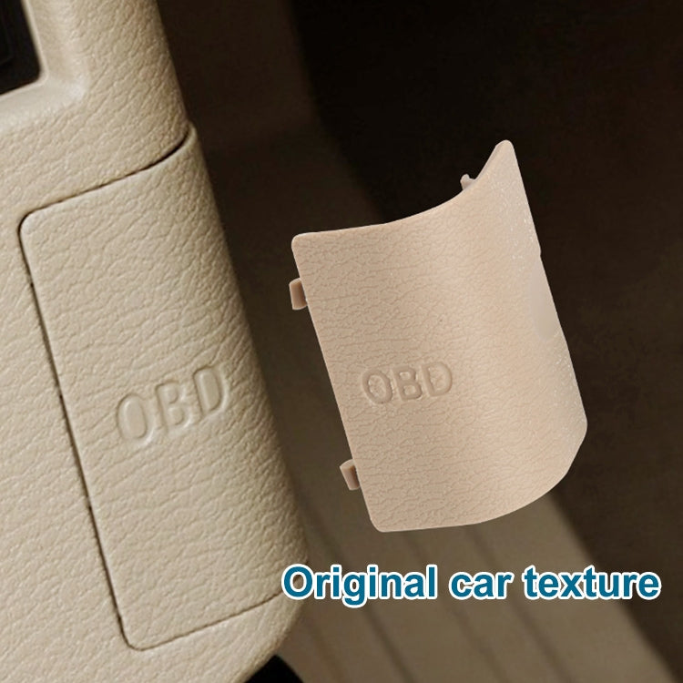 Car Diagnostic Plug Cover OBD Panel Decorative Cover 51437147538 for BMW F25 2011-2016, For BMW F25 2011-2016 (Black), For BMW F25 2011-2016 (Beige)