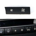 Car Wind Power Switch Air Conditioning Air Volume Button for BMW 5 Series 2011-2017 / 7 Series 2009-2015, Left High Configuration, Left High Configuration