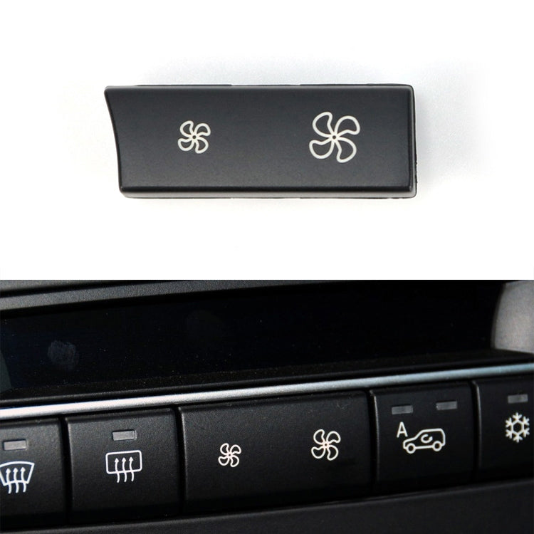 Car Wind Power Switch Air Conditioning Air Volume Button for BMW 5 Series 2011-2017 / 7 Series 2009-2015, Left Middle Configuration, Left Middle Configuration