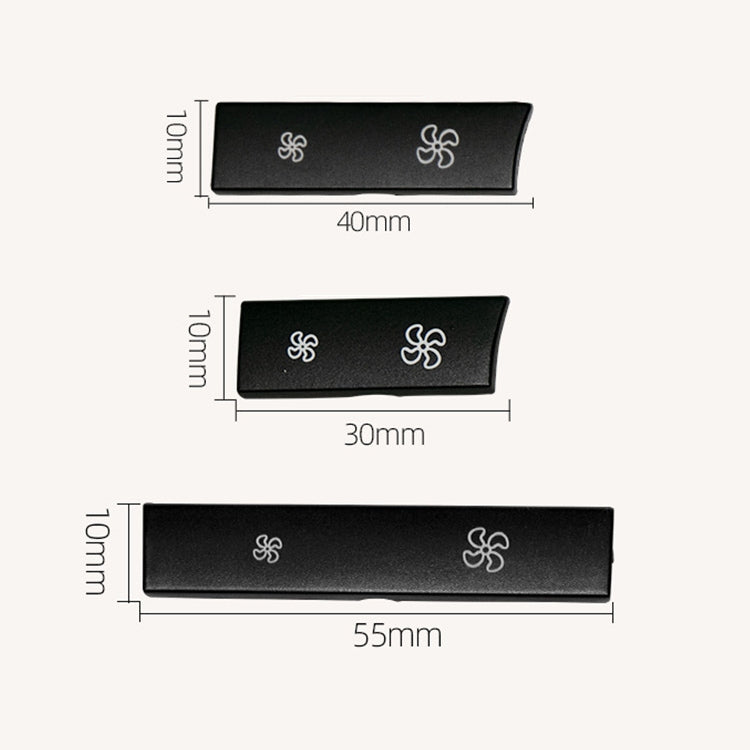 Car Wind Power Switch Air Conditioning Air Volume Button for BMW 5 Series 2011-2017 / 7 Series 2009-2015, Left Middle Configuration, Left Middle Configuration