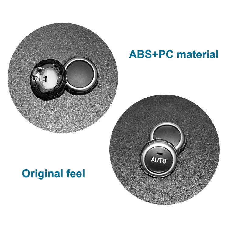 Car Temperature Adjustment Switch Air Conditioning Knob with Letter for BMW 5 Series / 6 Aeries / 7 Aeries GT, with Letter