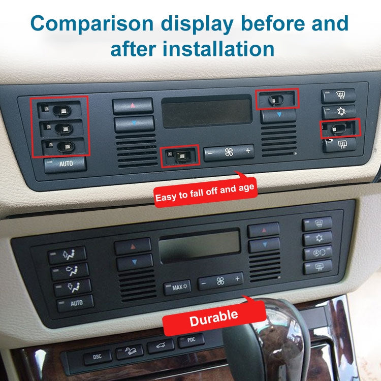 Car Air Conditioner Key Switch for BMW X5, For BMW X5