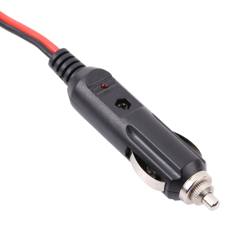 12V/24V 5.5x2.1mm DC Power Supply Adapter Plug Coiled Cable Car Charger, Length: 1m, 12V/24V Length: 1m