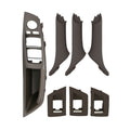Car Imported Version Inside Doors Handle Pull Trim Cover 5141 7225 873 for BMW F10 F18, Left Driving, Imported Version (Dark Coffee), Imported Version (Beige White), Imported Version (Grey), Imported Version (Beige), Imported Version (Wine Red)
