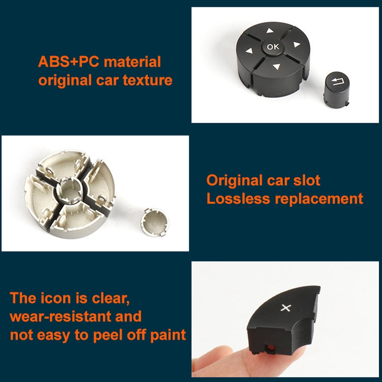 1 Pair Car Steering Wheel Switch Buttons Panel for Mercedes-Benz W204 2007-2014, Left Driving, 1 Pair (Beige), 1 Pair (Brown), 1 Pair (Black), 1 Pair (Grey)