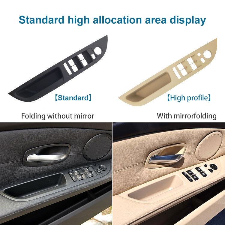 Car Left Front Door Window Lift Switch Trim Panel 51416983705 for BMW E60 2008-2010, Left Driving Standard Version, Standard Version