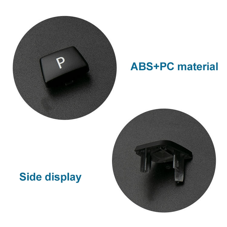 Car Gear Lever Auto Parking Button Letter P Cap for BMW X5 X6 2007-2013, Left Driving, For BMW X5 X6 2007-2013 (Black), For BMW X5 X6 2007-2013 (Blue), For BMW X5 X6 2007-2013 (Red)