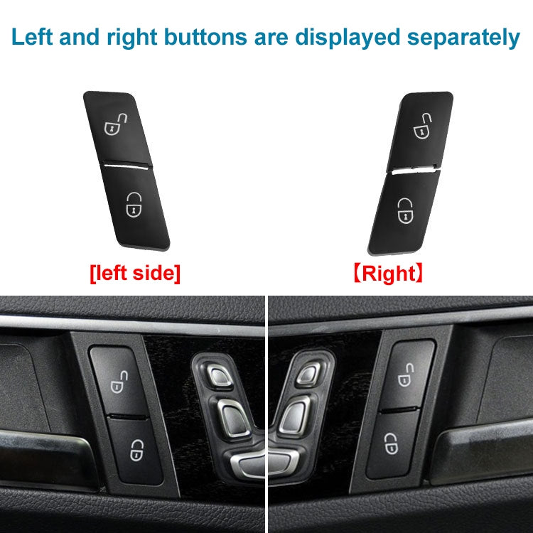 Car Right Side Door Lock Switch Buttons 2049058402 for Mercedes-Benz W204, Left Driving, For Mercedes-Benz W204 Right Side (Red), For Mercedes-Benz W204 Right Side (Black)