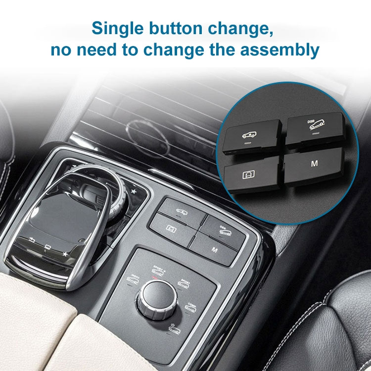 Car Model A2 Downhill Auxiliary Switch Shift Button for Mercedes-Benz GL GLE Class W166, Left Driving, A2