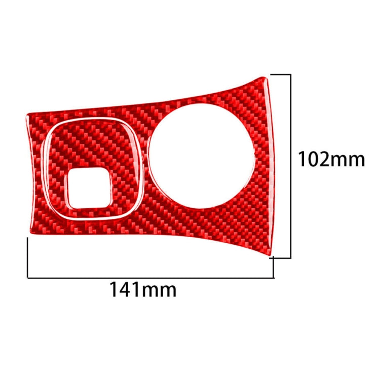 2 in 1 Carbon Fiber Car Key Panel Sticker for Chevrolet Corvette C5 1998-2004, Left Drive, 2 in 1 Car Key Panel Sticker