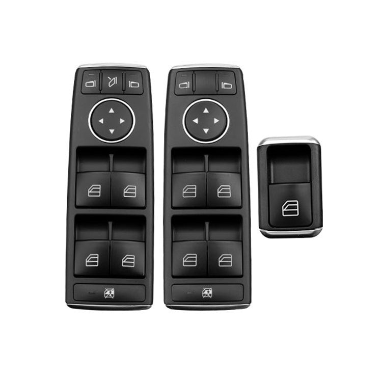 Car Window Glass Lift Switch for Mercedes-Benz W166, Left Driving Low Configuration Version, Low Configuration