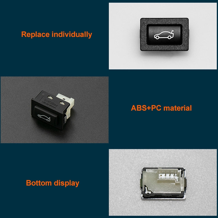 Car Trunk Switch Button Assembly for BMW F30, Left Driving, Assembly for BMW F30