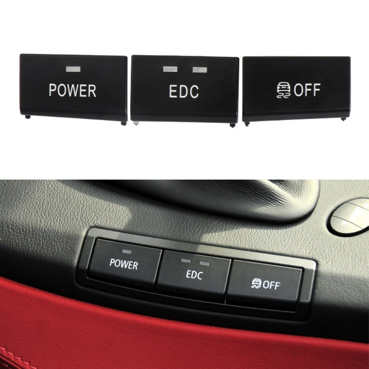 Car No. 2 Center Console Switch Button for BMW 3 Series M3 2005-2012, Left Driving, No. 2