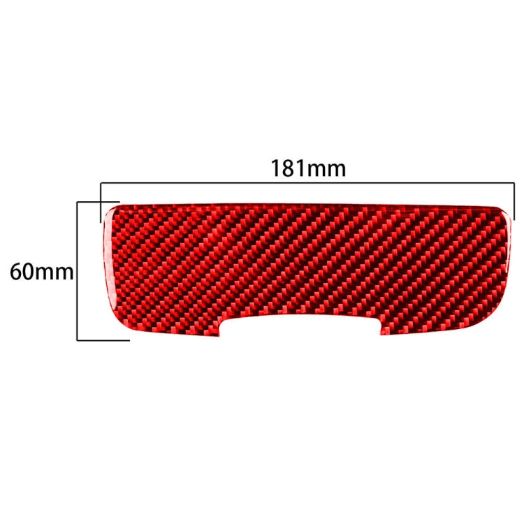 Carbon Fiber Car Power Outlet Cover Sticker for Chevrolet Corvette C5 1998-2004, Left Drive, Power Outlet Cover Sticker