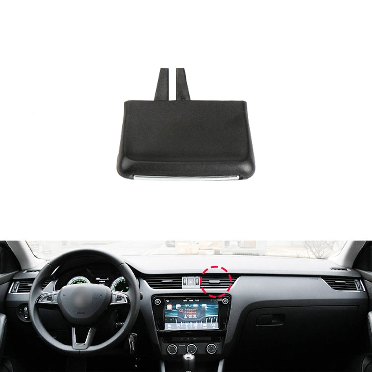 Car Middle Right Side No.3 Air Conditioning Exhaust Switch Paddle for Skoda Octavia 2014-2019, Left Driving, No.3 for Skoda Octavia
