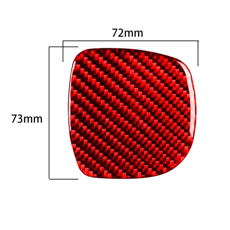 Carbon Fiber Car Cup Holder Sticker for Chevrolet Corvette C5 1998-2004, Left Drive, Car Cup Holder Sticker