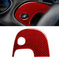 Carbon Fiber Car Lower Console Sticker for Chevrolet Corvette C5 1998-1999, Left Drive, Lower Console Sticker A