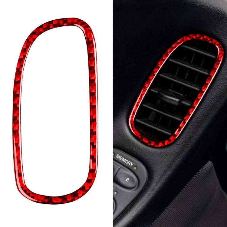 2 in 1 Car Carbon Fiber Driver Side Air Vent Sticker for Chevrolet Corvette C5 1998-2004, Left Drive, Driver Side Air Vent Sticker
