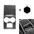 For Tesla Model 3 2017-2022 / Model Y 2000- Car Carbon Fiber Central Control Decorative Sticker, Central Control (Black), Central Control (Red)