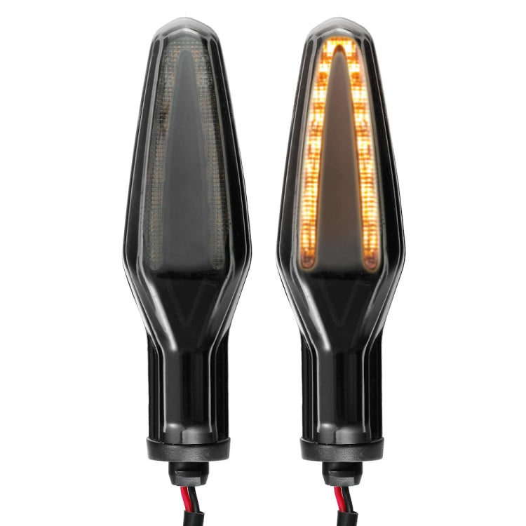 2pcs KC062 For BMW R1200 Motorcycle 18LEDs Turn Signal Light, KC062 (Transparent Black)