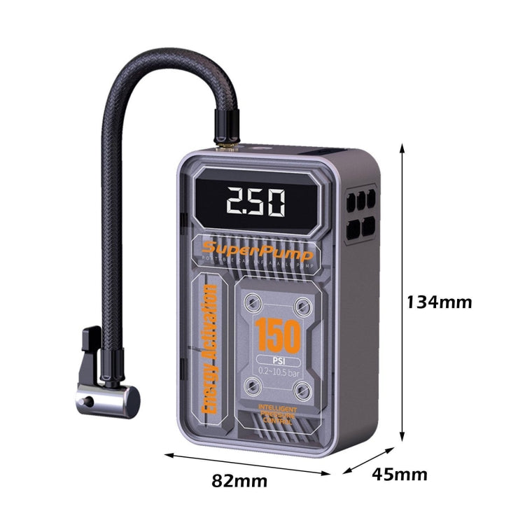 7.4V Wired Portable Car Tire Air Pump, Wired