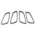 For BMW 3 Series E90 2005-2012 4pcs Car Door Handle Decorative Sticker, Left and Right Drive Universal, Car Door Handle