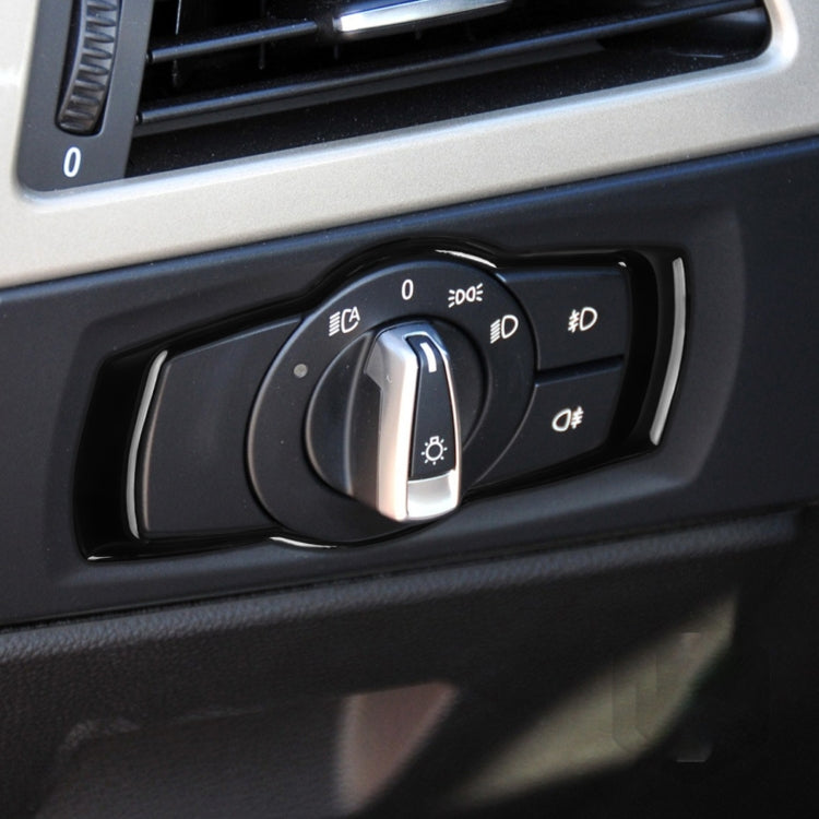 For BMW 3 Series E90 2005-2012 Car Headlight Switch Decorative Sticker, Left and Right Drive Universal, Car Headlight Switch