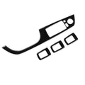 For BMW 3 Series E90/320i/325i 2005-2012 Car Left Drive Window Lifting Panel with Folding Key Decorative Sticker, Diameter: 35.8cm, Car Left Drive Window Lifting Panel, Diameter: 35.8cm