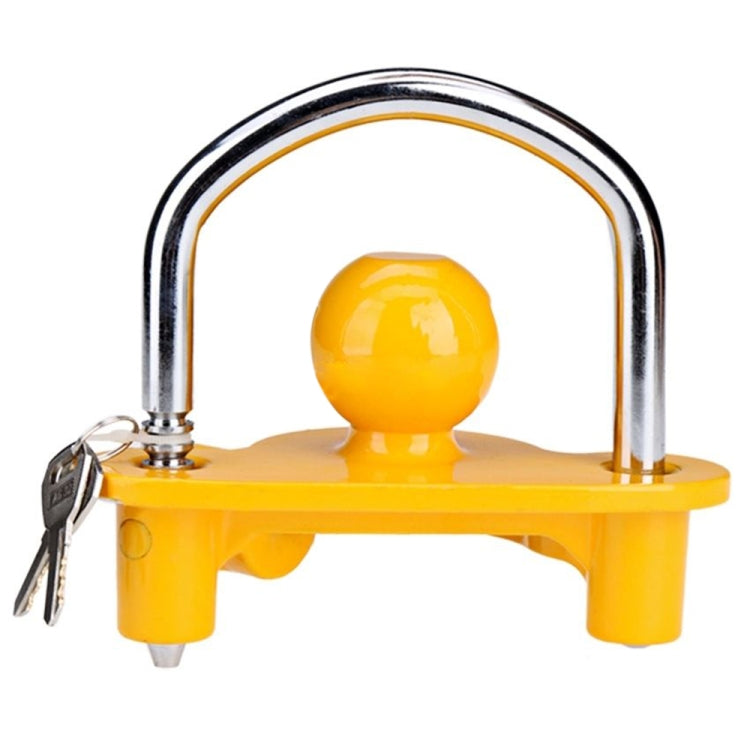 Universal Trailer Ball Hitch Coupler Lock Adjustable Trailer U Shape Coupling Lock, Random Color Delivery, U Shape Coupling Lock