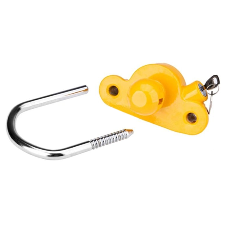 Universal Trailer Ball Hitch Coupler Lock Adjustable Trailer U Shape Coupling Lock, Random Color Delivery, U Shape Coupling Lock
