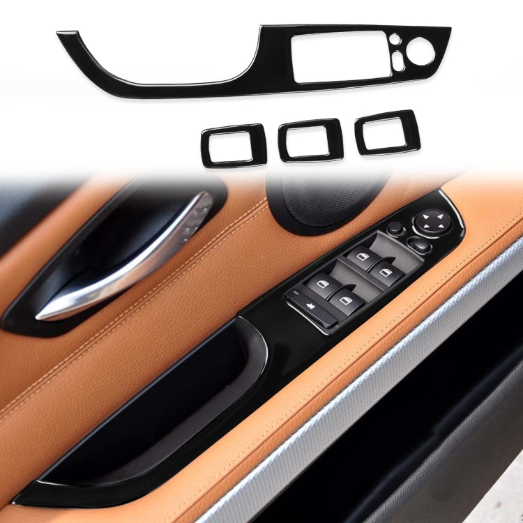 For BMW 3 Series E90/320i/325i 2005-2012 Car Left Drive Window Lifting Panel with Folding Key Decorative Sticker, Diameter: 37.8cm, Car Left Drive Window Lifting Panel, Diameter: 37.8cm