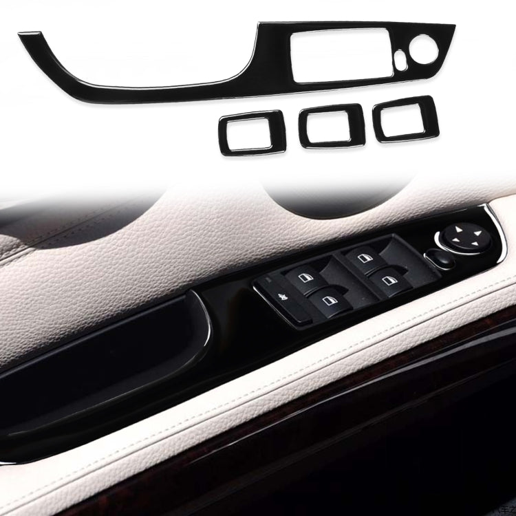 For BMW 3 Series E90/320i/325i 2005-2012 Car Left Drive Window Lifting Panel without Folding Key Decorative Sticker, Diameter: 37.8cm, Car Left Drive Window Lifting Panel without Folding Key, Diameter: 37.8cm