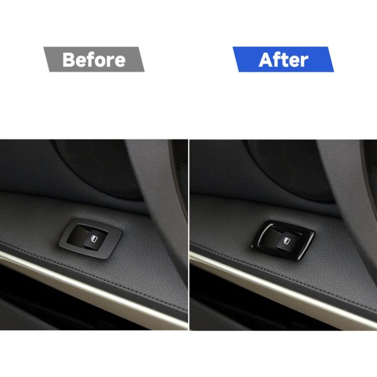 For BMW 3 Series E90/320i/325i 2005-2012 Car Left Drive Window Lifting Panel without Folding Key Decorative Sticker, Diameter: 37.8cm, Car Left Drive Window Lifting Panel without Folding Key, Diameter: 37.8cm