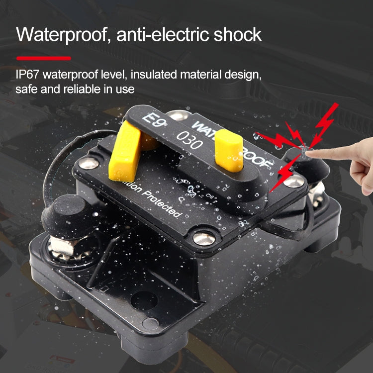 Off-road Vehicle / Automatic 50A Manual Circuit Breaker Overcurrent Protector, 50A