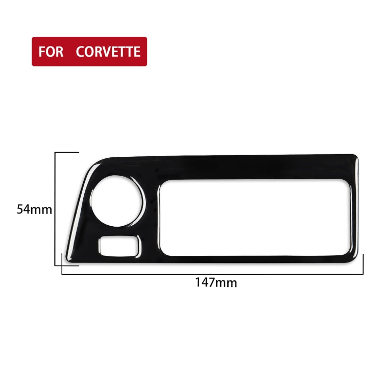 For Chevrolet Corvette C7 2014-2019 Car Headlight Switch Decorative Sticker, Left Drive, Headlight Switch