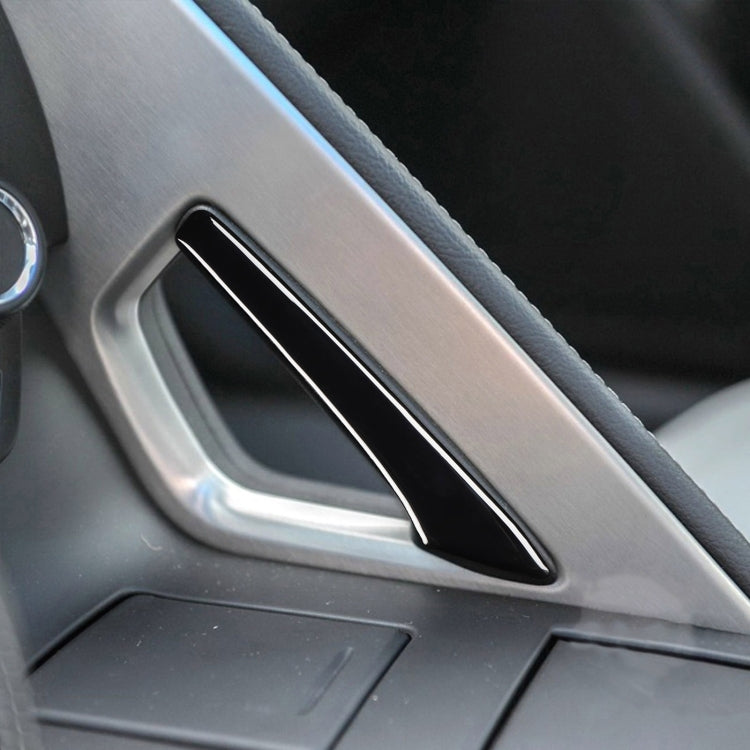 For Chevrolet Corvette C7 2014-2019 5 in 1 Car Central Handle Both Side Decorative Sticker, Left Drive, Central Handle Both Side
