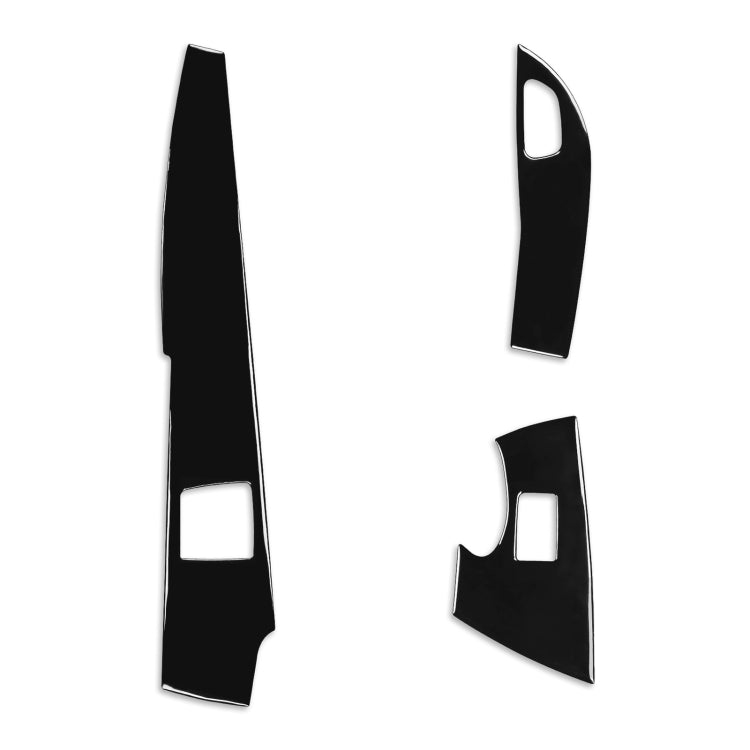 For Chevrolet Corvette C7 2014-2019 Car Button Panel Decorative Sticker, Left Drive, Door Button Panel