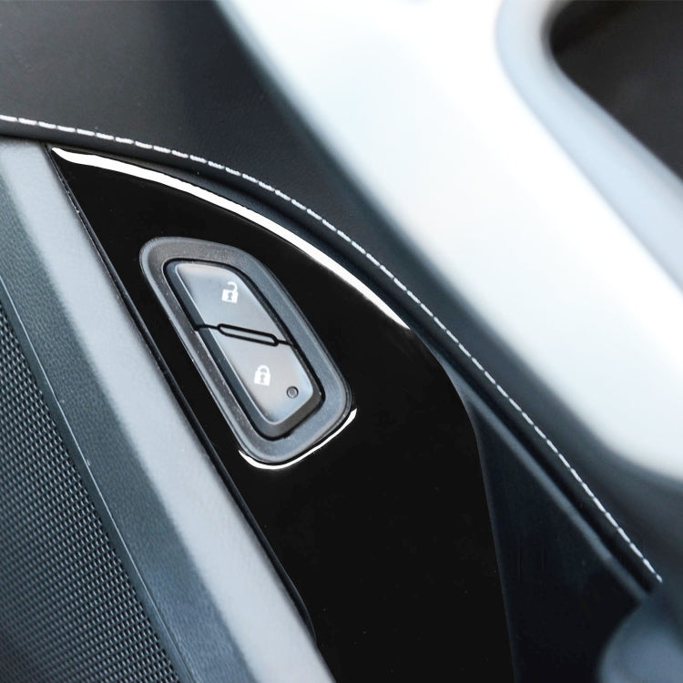 For Chevrolet Corvette C7 2014-2019 Car Button Panel Decorative Sticker, Left Drive, Door Button Panel