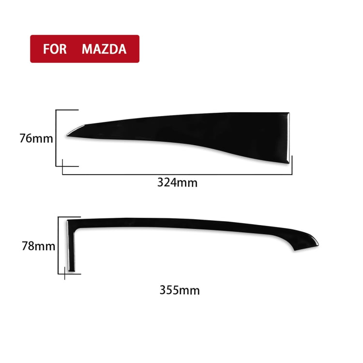 For Mazda 3 Axela 2010-2013 Car Central Display Screen Decorative Sticker, Left Drive, Central Display Screen, Left Drive