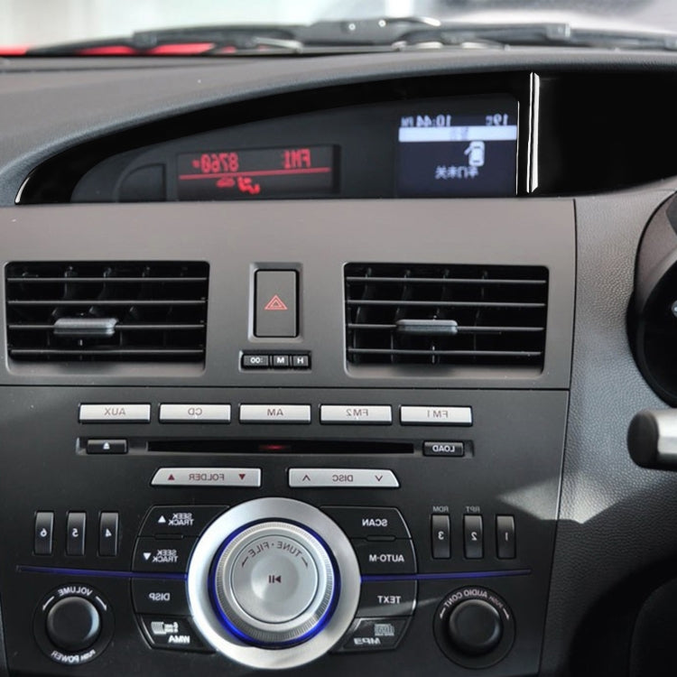 For Mazda 3 Axela 2010-2013 Car Central Display Screen Decorative Sticker, Right Drive, Central Display Screen, Right Drive